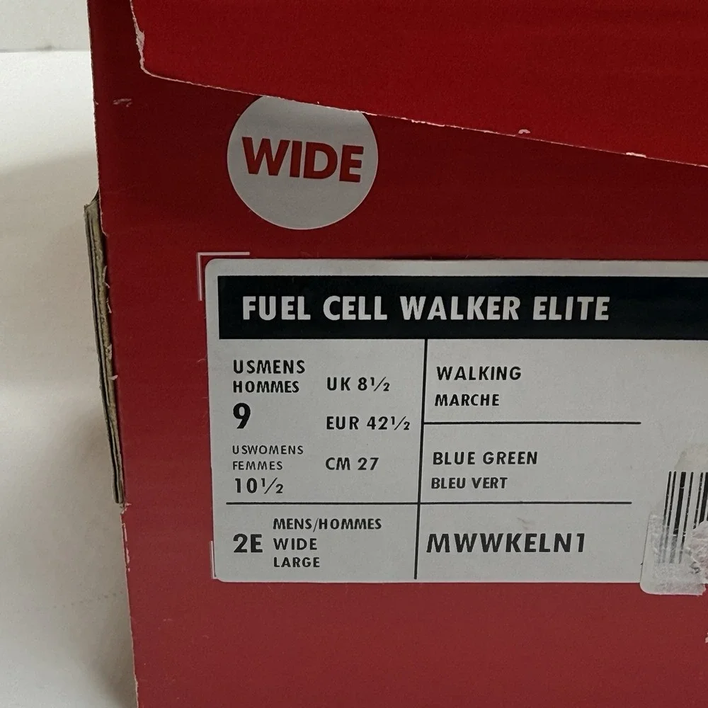 New Balance FuelCell Walker Elite Mens 9 2E Wide Navy White MWWKELN1